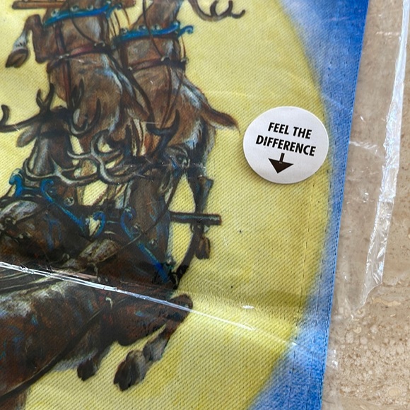 Christmas flag Double Sided Santa with Gifts in Sleigh Flag Winter Wonderland - Picture 4 of 9